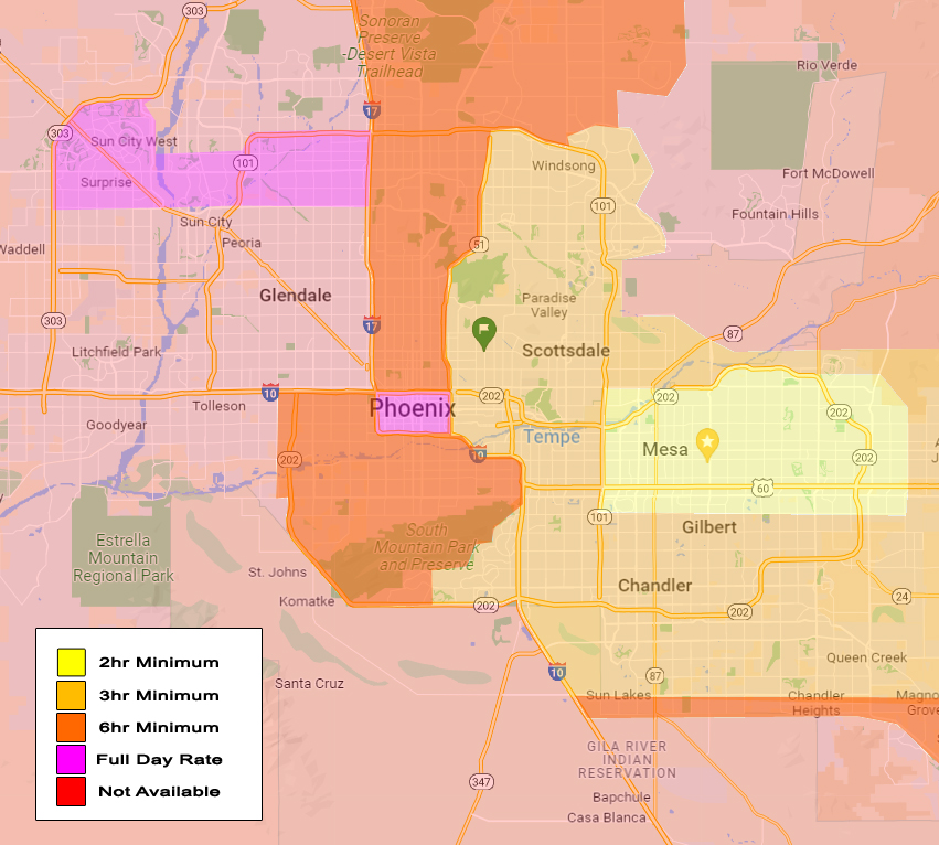 Jines family Homes Rate Structure Map