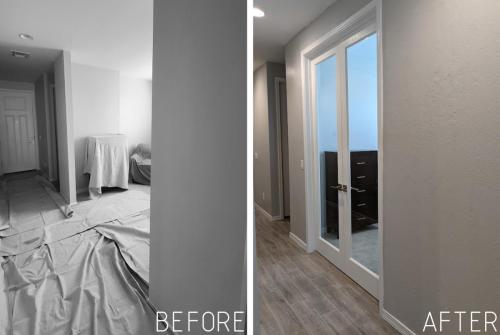 Office French Door Install