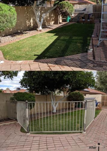 Custom Dog Fence Fabrication