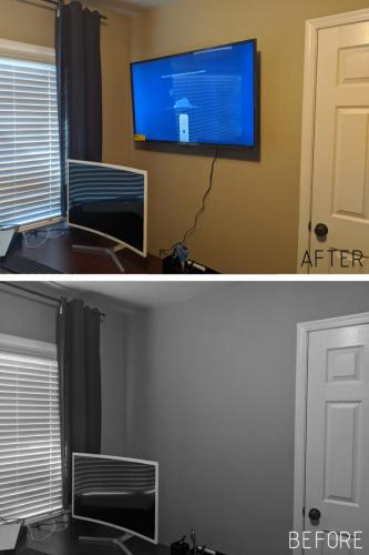 Computer Monitor Installation in Office